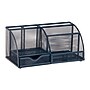 Staples 7-Compartment Metal Mesh Desk Organizer, Navy Blue (ST63826)~#|#~3D266AA1-1D6F-4F4B-859FCB90EB092BF7_sc7