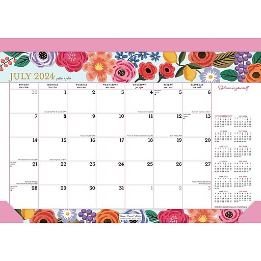 20242025 Plato Bonnie Marcus OFFICIAL 14" x 10" Academic & Calendar