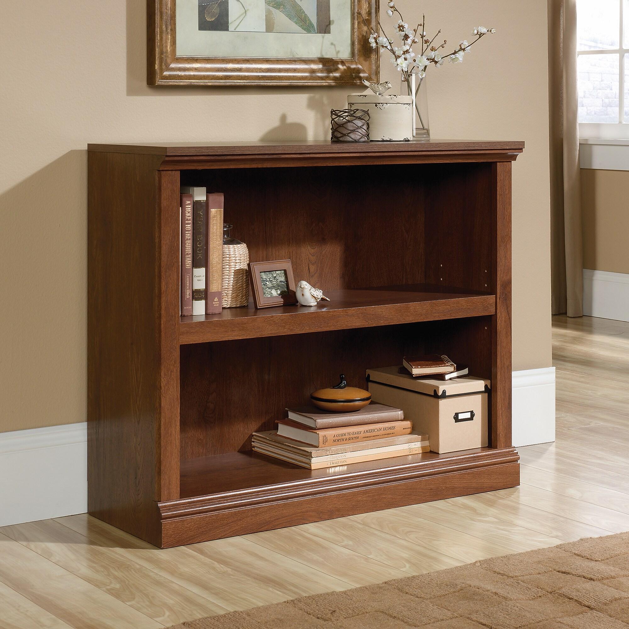 Sauder Select 30″H 2-Shelf Bookcase, Oiled Oak (420178) Sansujyuku sansujyuku.com