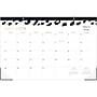 2024-2025 Blue Sky Ashley G Leopard Black 17" x 11" Academic Monthly Desk Pad Calendar, White/Black (149048-A25)~#|#~3D303558-BA1B-484F-B5C409A58CA37E31_sc7