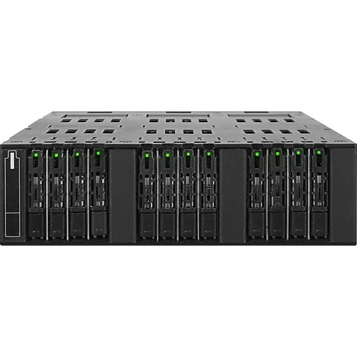 Icy Dock ToughArmor M.2 5.25" External SATA Hard Drive Enclosure SSD, Black (MB872MPB) Staples