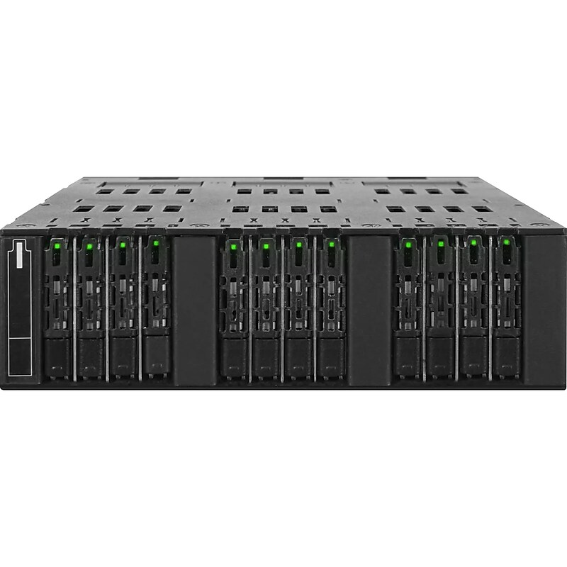Icy Dock ToughArmor M.2 5.25" External SATA Hard Drive Enclosure SSD, Black (MB872MP-B) image 1