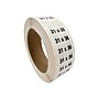 Nahanco 31 x 36 Plastic Size Marker, Clear/Black/White, 250/Roll (DSM-259)~#|#~3D34B9E4-88FC-4F22-BCF71D2EE70E5E5B_sc7