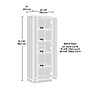 Sauder HomePlus 71"H Storage Cabinet with 5 Shelves, Brushed Oak (438279)~#|#~3D36AD1B-6257-4444-BAD1840EE145AE3A_sc7