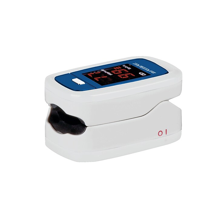 SmartHeart Fingertip Pulse Oximeter, Blue (11-50K) | Staples