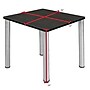 Regency Kee Square Laminate Breakroom Table, 30"D x 30"W, Ash Grey/Chrome (TB3030AGBPCM)~#|#~3D3CC31C-40FA-4A73-9562F15338FB47D6_sc7