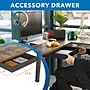 Mount-It! 63"W Electric L-Shaped Corner Adjustable Standing Desk, Rustic Brown/Black (MI-15010)~#|#~3D44197A-B46E-4F52-9B053DCA69EE892F_sc7