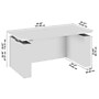 Bush Business Furniture Stratus 60"W Electric Rectangular Adjustable Standing Desk with Modesty Panel, White (SUT003WH)~#|#~3D442F12-8F2A-46BB-89B725668A7A9863_sc7