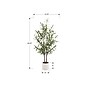 Monarch Specialties Inc. 44" Artificial Olive Tree in Pot (I 9523)~#|#~3D44C369-EA0C-419B-8325F430ADD85C7B_sc7