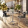Flash Furniture Lila Indoor-Outdoor Table Set with 2 Chairs, 31.5" x 31.5", Aluminum/Black (TLH32SQ020BKCH2)~#|#~3D50193E-5CB2-4BD5-8BA16B14C0B46BB3_sc7