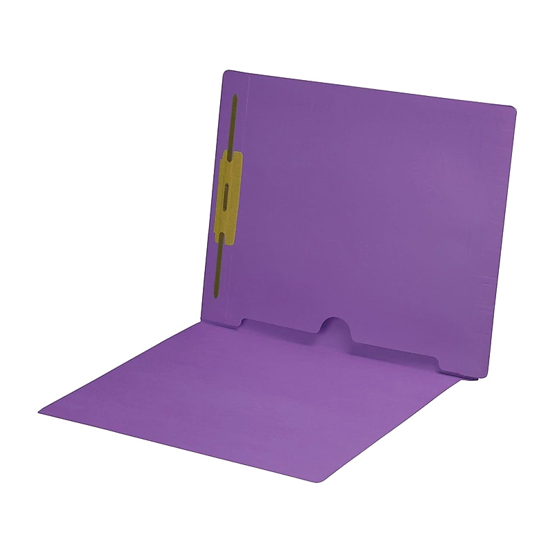 Medical Arts Press End Tab File Folder, Straight Cut, Letter-Size, Lavender, 50/Box (S-09018-LAV) image 1