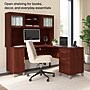 Bush Home Somerset 60" W Desk Hutch, Storage Shelves for Office Desk, Hansen Cherry (WC81731)~#|#~3D5379D2-CECC-41D2-A89E538B90116F1C_sc7