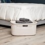Mind Reader 10.57-Gallon Laundry Basket with Handles, Plastic, Ivory (40LBASK-IVO)~#|#~3D5AEE40-FC5F-4C69-AC5A613F53A51ABB_sc7