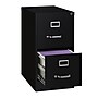 Hirsh Commercial 2-Drawer Vertical File Cabinet, Letter Size, Lockable, 28.375"H x 15"W x 22"D, Black (17785)~#|#~3D5D5219-1BA2-45B0-91F36E2661009E0F_sc7