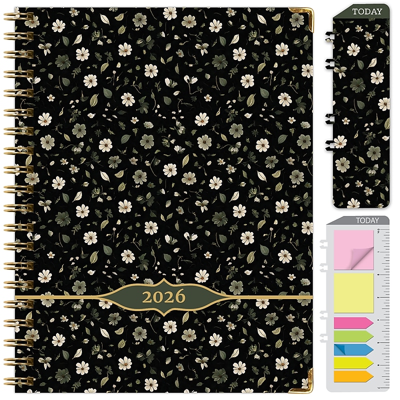 2026 Global Printed Products Big Print 8.5" x 11" Weekly & Monthly Planner, Paperboard Cover, Primrose (LGPRT-CY26-8511-87) image 1