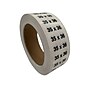 Nahanco 35 x 36 Plastic Size Marker, Clear/Black/White, 250/Roll (DSM-296)~#|#~3D685289-6B24-43D1-89D463983D806D79_sc7
