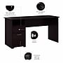 Bush Furniture Cabot 60"W Computer Desk with Drawers, Espresso Oak (WC31860)~#|#~3D6A07BD-2A16-4C5B-A82027A35BF05157_sc7