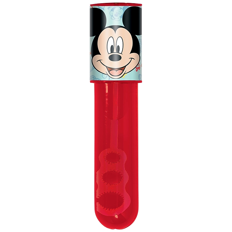 Party City Mickey Mouse Bubble Tube, Red (AM3902575-NS) image 1