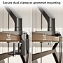 Mount-It! Dual Monitor Gas Spring Desk Mount with Crossbar For Screens Up to 32", Holds 19.8 lbs Per Arm, Black (MI-12002)~#|#~3D74B43D-368D-40A4-9E0C0268D7EAEBCD_sc7