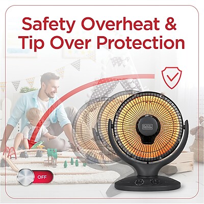 Black+Decker Radiant Desk Heater - Thumbnail 5