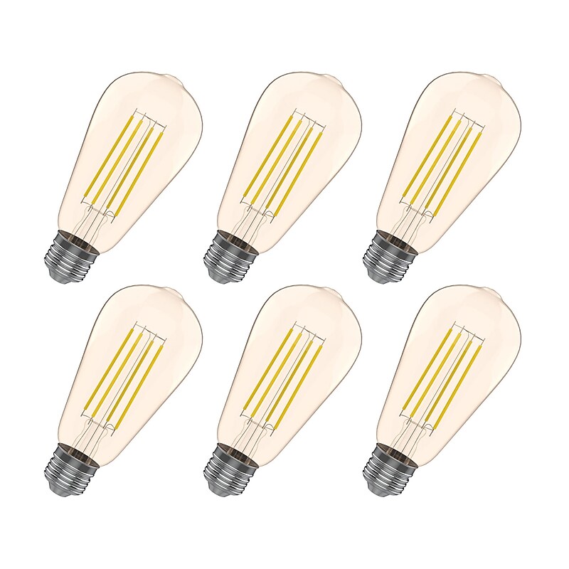 Viribright 5-Watts Warm White LED Decorative Bulb, 6/Box (641350-6) image 1