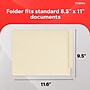 Staples® Reinforced Classification Folder, Letter Size, Manila, 50/Box (ST18357/TR18357)~#|#~3D8B05C8-D473-411B-811577F383964E83_sc7