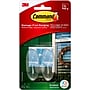 Command Medium Window Hook, 2 lb., Clear, 2/Packs(17091CLR-AW)~#|#~3D8F4465-6494-4B8B-A52C1039A89AC6BA_sc7