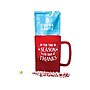 Baudville Dazzling Ombre "'Tis the Season to Say Thanks" Coffee Mug, 14 oz., Red/White (92944)~#|#~3D940BA3-B9DB-4CBF-86674415BEAB6016_sc7