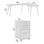 Bush Business Furniture Vista 72"W L Shaped Desk with Mobile File Cabinet, Black Walnut (VST007BWSU)~#|#~3D979F88-E2C4-4AF5-99F5B3AA7AA808A7_sc7
