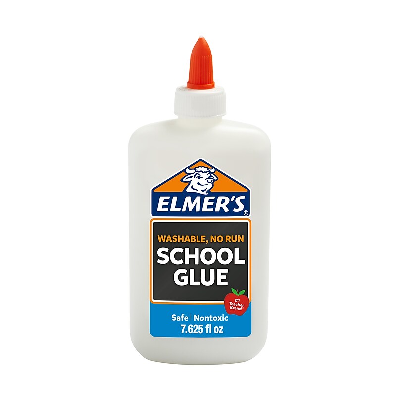 Elmer's Washable Removable School Glue, 7.625 oz., White (E308) image 1