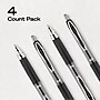 uniball 207 Retractable Gel Pens, Medium Point, 0.7mm, Black Ink, 4/Pack (33960)~#|#~3D9E7B6D-E716-43E9-87D44462AC79BE6B_sc7