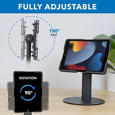 Universal Tablet Countertop Stand with Tilt - Mount-It! - Thumbnail 3