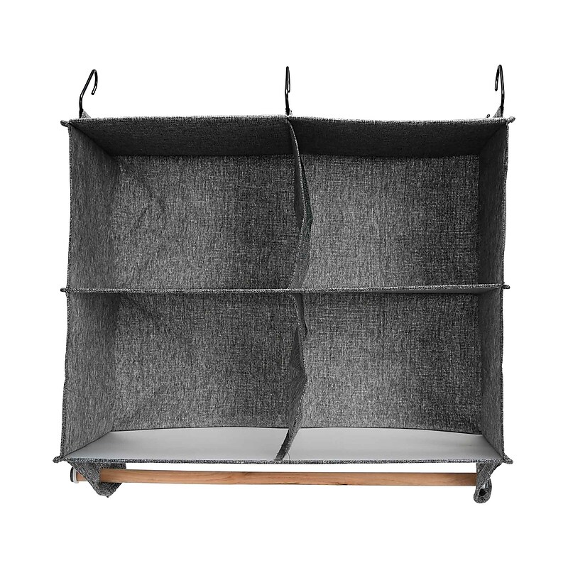 Household Essentials Wide Organizer, 4 Pockets with Hangbar (7500-1) image 1