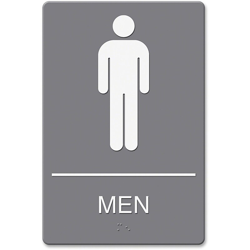 Headline Signs ADA MEN Restroom Sign image 1