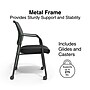 Staples Essentials Mesh/Fabric Guest Chair, Black (UN61297-CC)~#|#~3DA1DCA1-7225-47EF-A7512C82F6D36FBA_sc7