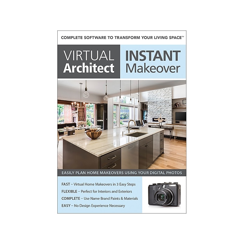 Virtual Architect Instant Makeover 2.0 for Windows, 1 User [Download] image 1