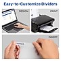 Avery Big Tab Insertable Plastic Dividers with Pocket, 5 Tabs, Multicolor Pastel (07714)~#|#~3DA92FBD-6355-430B-8EA52B6E5B17C0EE_sc7