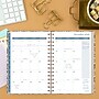 2026 Cambridge Elizabeth 5.5" x 8.5" Calendar Year Weekly & Monthly Planner, Paperboard Cover, Blue/Cream (1763-200-26)~#|#~3DACC205-15DC-4ED5-A6055371ABD586F0_sc7
