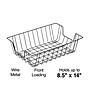 Staples Front Loading Letter Tray, 4 1/2"H x 11 1/2"W x 16 1/2"D, Black Steel (10484-CC)~#|#~3DADEED8-04A8-456D-BF551432E4DC68FE_sc7