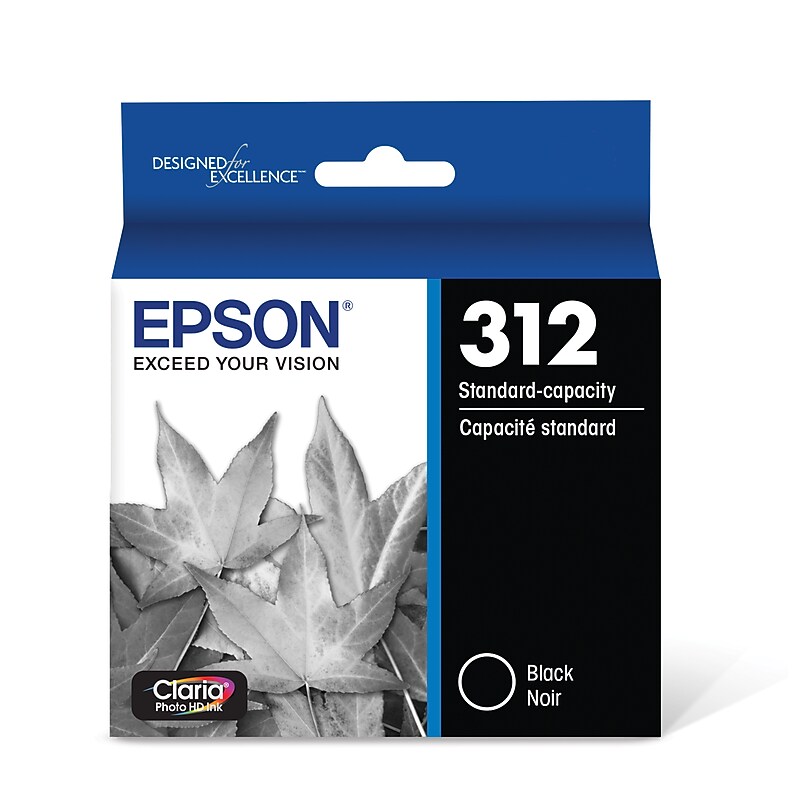 Epson T312 Black Ink Cartridge, Standard Yield image 1