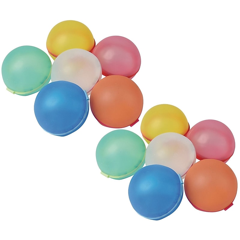 S&S Reusable Water Balloon Balls, Assorted Colors, 12/Pack (W15096) image 1