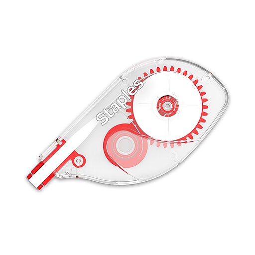 Staples Correction Tape, White, 6/Pack (ST59819) Staples