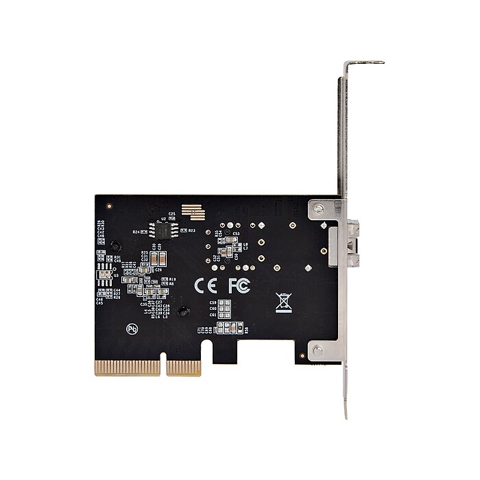 StarTeck PEX10GSFP ③ 10G PCIe SFP+ Card - Single SFP+ Port Network Adapter - Open