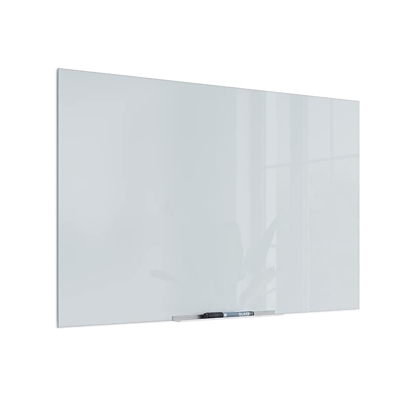 U Brands Glass Dry-Erase Whiteboard, 3' x 2' (3975U00-01) image 1