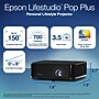 Epson Lifestudio Pop Plus Wireless  4K PRO-UHD Portable Lifestyle Projector, Black (V11HB73120)~#|#~3DBAB490-BA3F-4328-847194D9F821C831_sc7