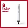 TRU RED™ Tank Dry Erase Markers, Chisel Tip, Assorted, 8/Pack (TR61442/TR56880)~#|#~3DBD11C9-6797-44EB-8A4E9D2469A72E0E_sc7