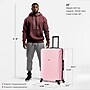 InUSA Vasty 30.31" Hardside Suitcase, 4-Wheeled Spinner, TSA Checkpoint Friendly, Pink (IUVAS00L-PNK)~#|#~3DBD2D4A-0B37-44F6-B9FC97127B9B9389_sc7
