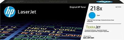 HP 218X Cyan High Yield Toner Cartridge, Prints Up to 2500 Pages (W2181X) Sansujyuku sansujyuku.com