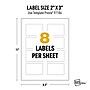 Avery Laser UltraDuty GHS Labels, 2" x 3", White, 200 Labels/Pack (97184)~#|#~3DC62228-7FCB-4261-B8C91D0423315F29_sc7