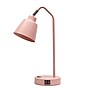 Simple Designs Sleek Essentials LED Desk Lamp, 16", with USB Ports, Blush Pink (LD1071-BPK)~#|#~3DC8D480-E065-4C93-99AFE2B85DFE6004_sc7